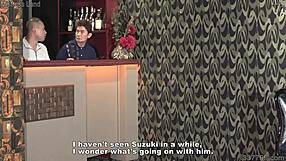 japanese femdom punishes pet slave with caning and spanking