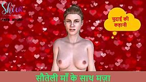 fun with stepmom hindi audio sex story?