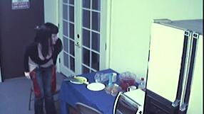 busty food fetish amateur caught masturbating on hidden cam