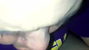 Sloppy deepthroat blowjob on big cock