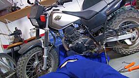 Small-Titted Latina Seduces Mechanic for a Messy Facial