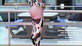 Chubby Mei gets fucked by big cock in hentai!