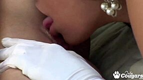 Morgan Dayne and Eden Adams Swap Jizz in Lesbian Threesome?