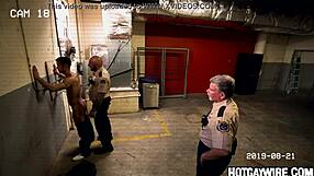 two inmates caught in office screwing around