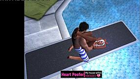 Secretly Taken at Public Pool's Jumping Board