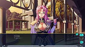 i joined kyonyuu fantasy emeralia in this hot threesome outdoor scene in english