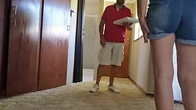 Unforgettable Tip For Pizza Guy With Wild Ass Shaking Action