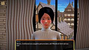 Big Tits And Ass In Cartoon Game With Big Cock