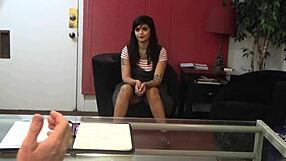 Angie says 'i'm a latina slut ready for face fucking and gagging'