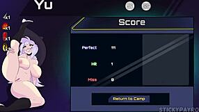 Spunkstock music festival - babe with silver hair fucks in anime cosplay hentai sex game - part 4?