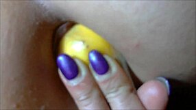 Stunning Wife Uses Lemons for Rough Anal Play