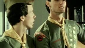 Vintage mature woman enjoys a threesome scene