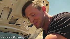 Khloe Kay hitchhikes for a ride—gets a hard dick instead!