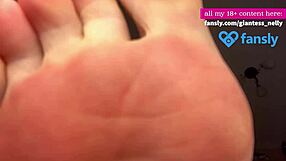 Giantess crushes tiny man in intense pov