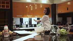 anna rose gets fucked hard in the bathroom with licking