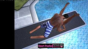 Secretly Taken at Public Pool's Jumping Board