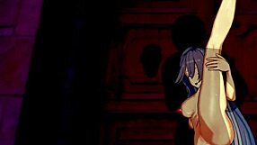 This 3d cartoon shows an indian fantasy with riding and squirting.