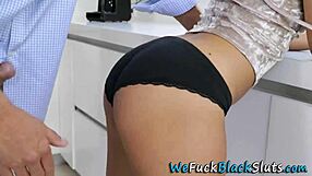 Black Babe Gobbles and Rides Dick 😈