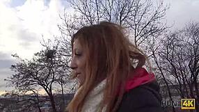 hunt4k shows jenifer red banging a stranger for cash in wild outdoor action