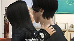 Watch Damon and Elena in the classroom scene? It's 3D hentai sex!