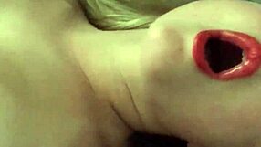 amazing blonde teen masturbates her pretty pink pussy with vibrator