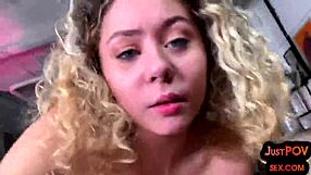 tiny girl chats with boyfriend in pov video