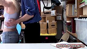 Hey, why’s this creepy cop strip-searching a teen 18+ in the backroom?