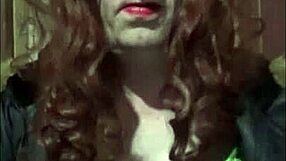 Crossdresser Enjoys Machine Masturbation Part 1