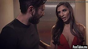 Sexy brunette milf fucked hard after blowjob