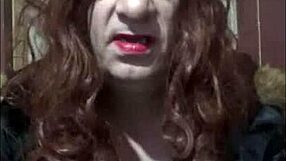 Crossdresser Enjoys Machine Masturbation Part 1