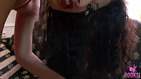 Bayley In Red Dress Takes Intense Anal Pounding Hard