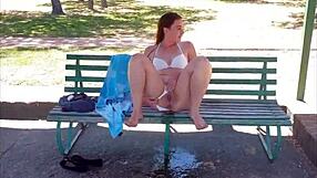 Girl Pissing in Public Spaces Everywhere Compilation