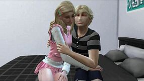 Hey, my virgin stepsister lost it to her stepbrother in 3D anime