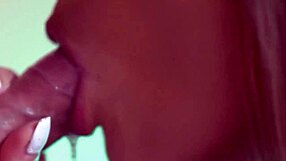 Sucking a hard cock in reality.