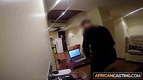 Black pov deepthroats white dick for intense facial