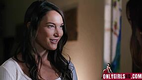 Jayden Cole, Katrina Colt, and Alina Ali give blowjobs and get their asses fucked in POV reality.