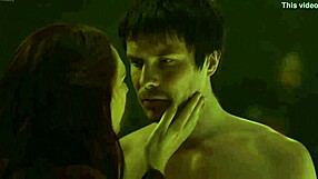 carice van houten's intense melisandre moment in game of thrones 2013 scene.