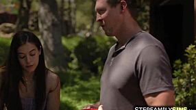 First time stepcousins have sex at family reunion