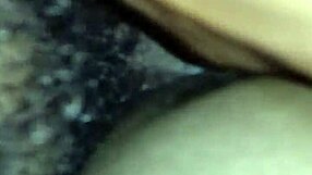 king sauce fills ebony pussy with creampie