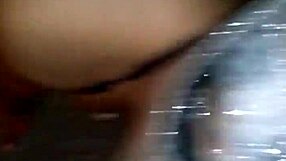 Hey, my latina milf wife plays with toys in a mask