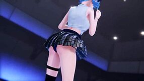 Mmd R-18 Suisei Luvoratorrrrry Striptease With Clothes Ripped