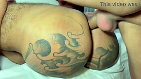 Tattooed Gay Stud With Big Ass Gets Eaten