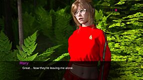 i'm exploring dusklight manor with jhon, audrey, and lizzie in a fun river scene