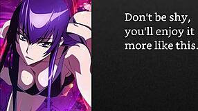 faygrey and busujima saeko dominate their new pet with joi and cei