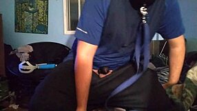 Wow, Chastity Cage Masturbation!