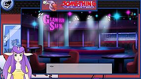 Blonde anime girl with big ass. Something unlimited part 132.