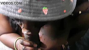 sloppy dick sucking close up with black teen slut