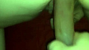 Chubby girl uses dildo on fat ass in video.