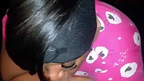 she gives sloppy bedtime blowjob to monster cock