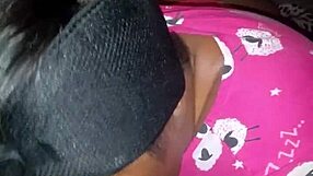 she gives sloppy bedtime blowjob to monster cock